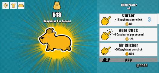 Capybara Clicker 4 - Build Your Dream Empire with Weather-Changing, Outfit-Wearing Giant Rodents